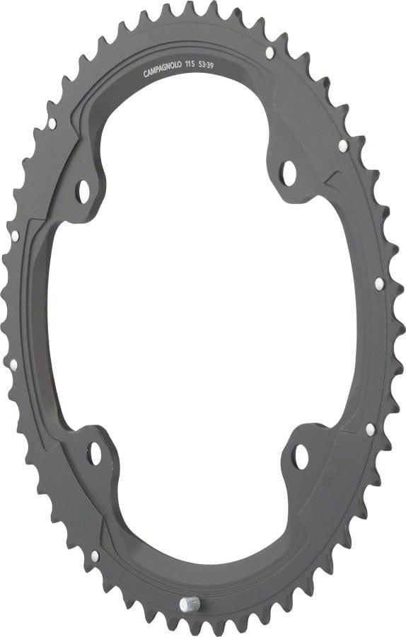 Campagnolo Chainrings 11-Speed / 53T / Super Record Campagnolo Chorus 12-Speed Chainring Bolt Set - 52t 123mm Campagnolo Asymmetric 4-Bolt BLK