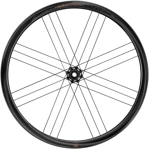 Campagnolo Front Wheel Campagnolo Bora Ultra WTO 33 Front Wheel - 700c 12 x 100mm Center-Lock 2-Way Fit Gray