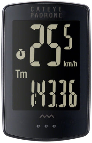 CatEye Bike Computers CatEye Padrone Stealth WL Bike Computer - Wireless Black