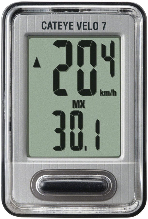 CatEye Bike Computers CatEye Velo 7 Bike Computer - Wired Black