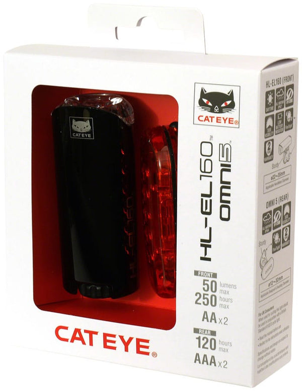 CatEye Lights CatEye HL-EL160/Omni 5 Headlight/Taillight Set