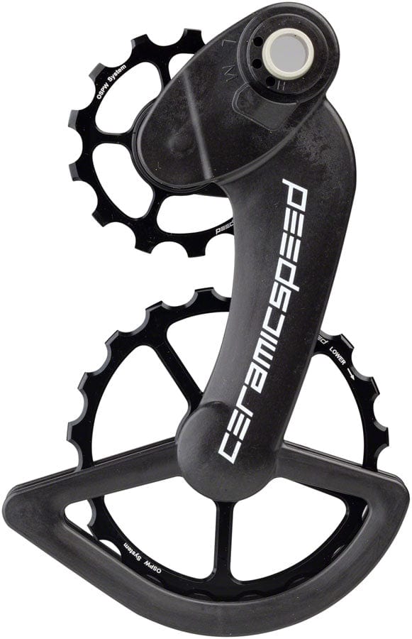CeramicSpeed Cage Assembly CeramicSpeed OSPW Pulley Wheel System Campagnolo Derailleurs - Alloy Pulley Carbon Cage BLK