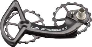 CeramicSpeed Cage Assembly CeramicSpeed OSPW Pulley Wheel System Shimano 9000/6800 Series - Alloy Pulley Carbon Cage BLK