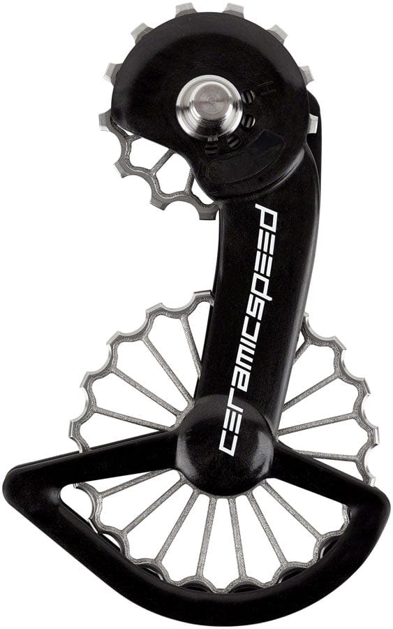 CeramicSpeed Cage Assembly CeramicSpeed OSPW Pulley Wheel System Shimano Dura-Ace 9250/Ultegra 8150 - Coated Races 3D Printed Ti Pulley Carbon Cage