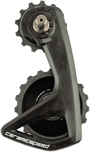 CeramicSpeed Cage Assembly CeramicSpeed OSPW RS Alpha Pulley Wheel System Shimano Dura-Ace 9250/Ultegra 8150  - ALPHA Aluminum Pulley Carbon Cage BLK