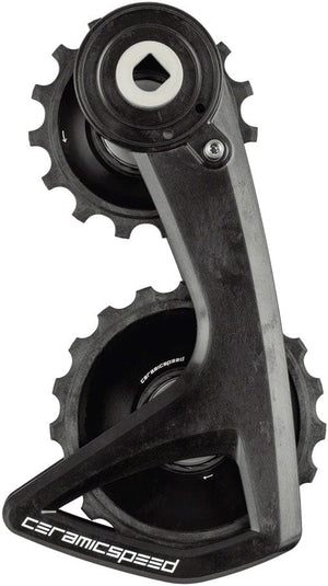 CeramicSpeed Cage Assembly CeramicSpeed OSPW RS Alpha Pulley Wheel System SRAM Red/Force AXS - ALPHA Aluminum Pulley Carbon Cage BLK