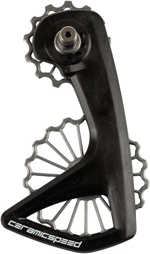 CeramicSpeed Cage Assembly CeramicSpeed OSPW RS Pulley Wheel System Shimano 9250/8150 - Coated Races 3D Printed Ti Pulley Carbon Cage Ti