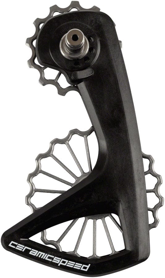 CeramicSpeed Cage Assembly CeramicSpeed OSPW RS Pulley Wheel System Shimano 9250/8150 - Coated Races 3D Printed Ti Pulley Carbon Cage Ti