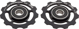 CeramicSpeed Pulley Assembly CeramicSpeed Pulley Wheels for Shimano 11-speed - 11 Tooth Alloy Black