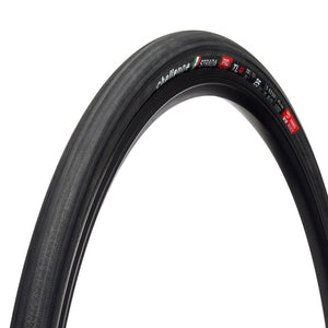 Challenge Road Tires Challenge Strada Pro TLR Tire 700x25C Folding Tubeless Ready Natural SuperPoly PPS 300TPI Black