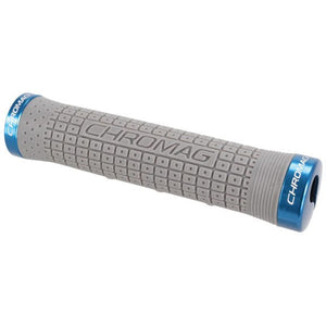 Chromag Lock-On Grips Gray/Blue Chromag Clutch Grips