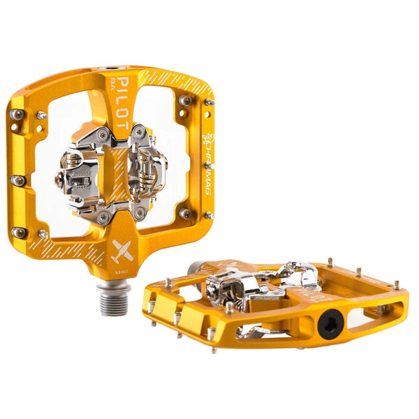 Chromag Pedals Gold Chromag Pilot BA SPD Pedals