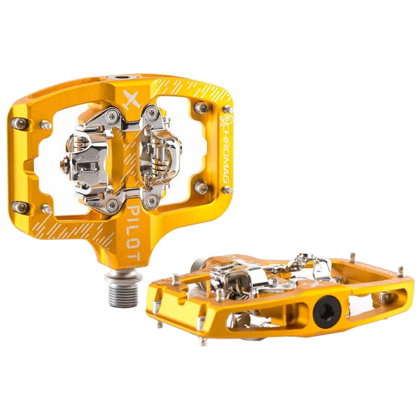 Chromag Pedals Gold Chromag Pilot SPD Pedals