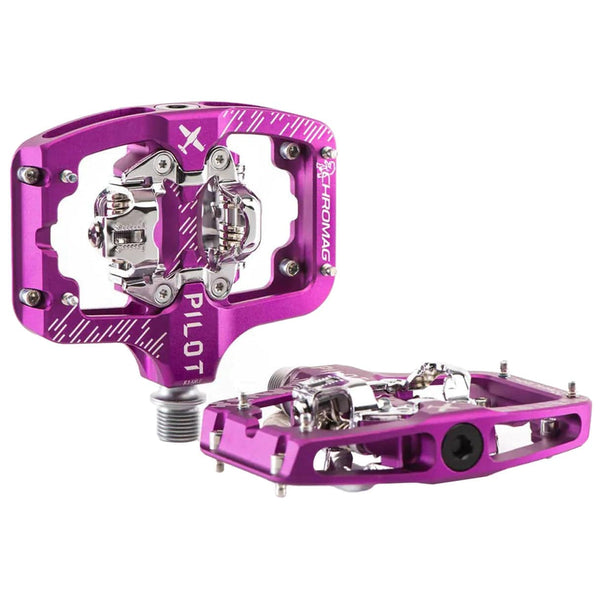 Chromag Pedals Purple Chromag Pilot SPD Pedals