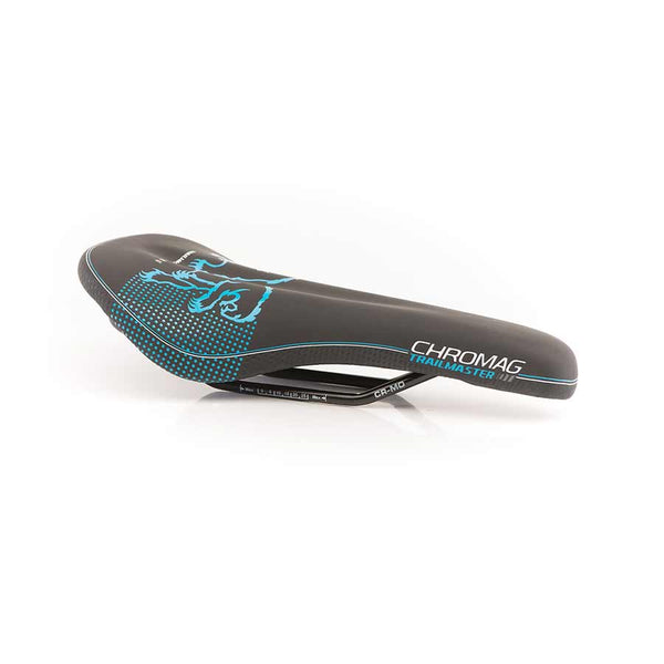 Chromag Saddles Black/Blue / Cr-Mo Chromag Trailmaster DT Saddle 280 x 135mm 305g