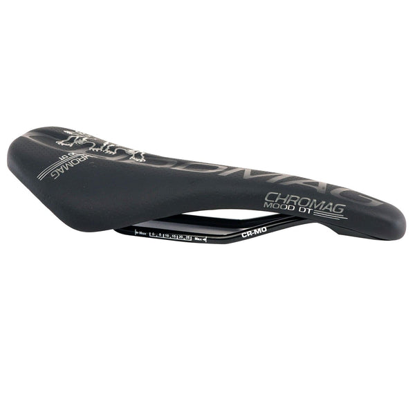 Chromag Saddles Chromag Mood DT Saddle CrMo Rails - Black/Gray