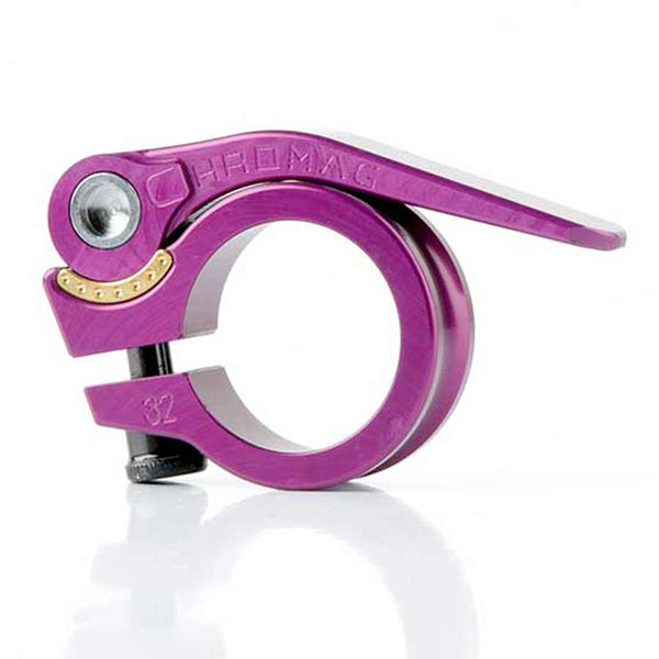 Chromag Seatpost Parts and Accessories Purple Chromag Seatpost Clamp with QR 35mm
