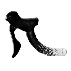 Ciclovation Bar Tape Black With Reflective Ciclovation Leather Touch Fusion Dot Handlebar Tape