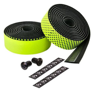 Ciclovation Bar Tape Ciclovation Advanced Leather Handlebar Tape Fusion Neon Yellow