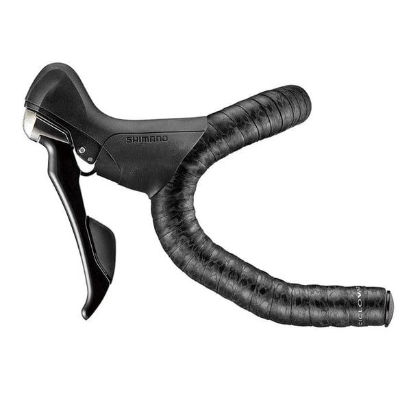 Ciclovation Bar Tape Ciclovation Leather Touch Handlebar Tape Diamond Black w/Blk Plug