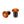 Ciclovation Bars Ends & Plugs Orange Ciclovation Lock-In Power Wave Road Bar End Plugs