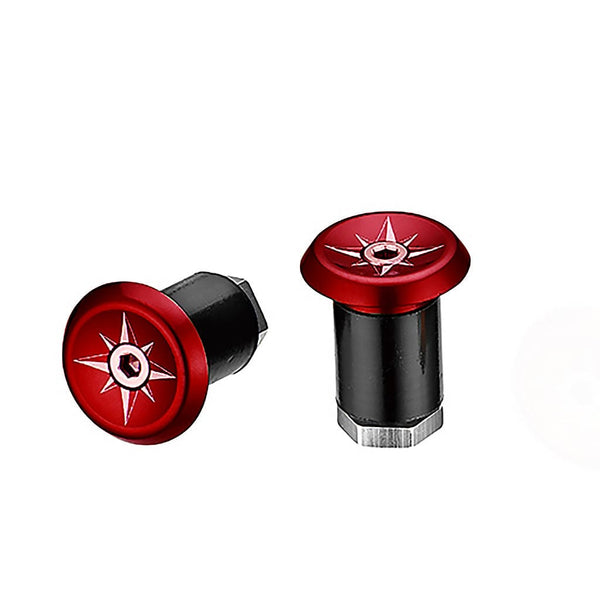 Ciclovation Bars Ends & Plugs Red Ciclovation Lock-In Power Wave Road Bar End Plugs