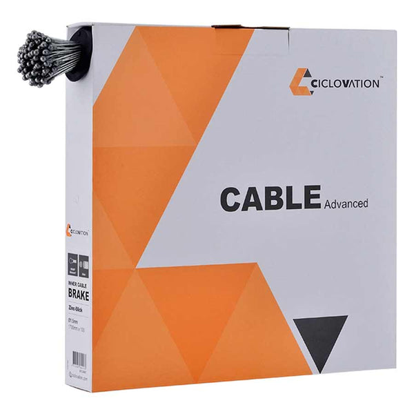Ciclovation Brake Cables Ciclovation Advanced IZS Brake cable 1.5mm Galvanized Steel Slick Road Shimano 1700mm Box of 100
