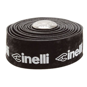 Cinelli Bar Tape Cinelli Cinelli Logo Velvet Handlebar Tape Black