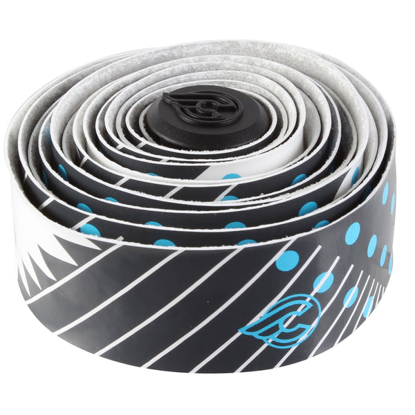 Cinelli Bar Tape Fantasy Blk/Wht/Blue Cinelli Volee Designer Handlebar Tape