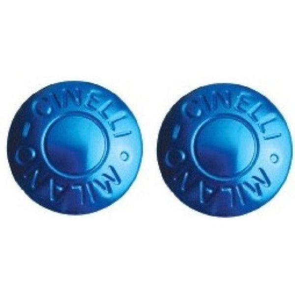 Cinelli Bars Ends & Plugs Milano Blue Ano Cinelli Bar End Plugs