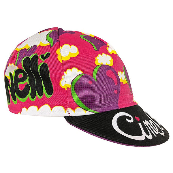 Cinelli Hats and Caps Heart / Black/Red Cinelli Ana Benaroya Art Cycling Cap