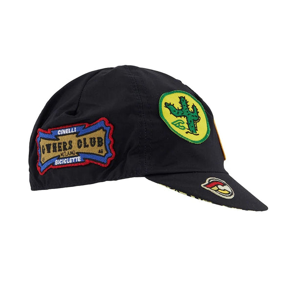 Cinelli Hats and Caps History Patch Black Cinelli Explorer Series Cycling Cap