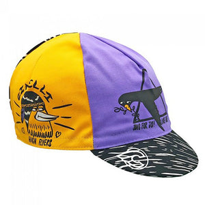 Cinelli Hats and Caps Purple/Yellow Cinelli Stevie Gee Art Cycling Cap