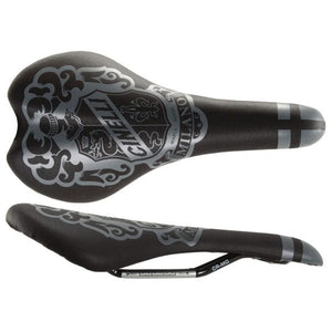 Cinelli Saddles Cavaliere / Black Knight Cinelli Crest Saddle - CrMo Rail
