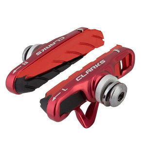 Clarks Brake Pads Clarks CPS471 Road Pad Shimano 55mm All Weather Black/Red