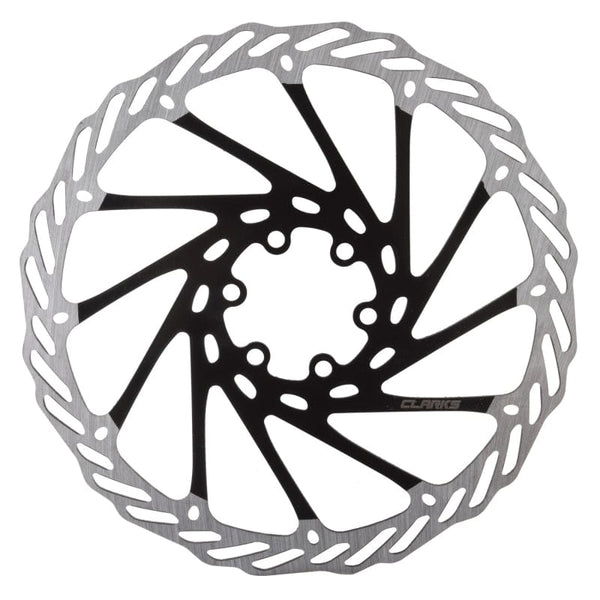 Clarks Brakes Clarks CL Rotor 180mm Silver/Black Rotor