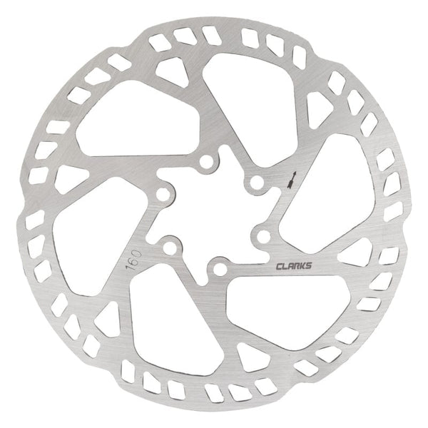 Clarks Brakes Clarks CLE-01 Rotor 160mm Silver Rotor