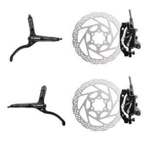 Clarks Brakes Clarks React 2 Hydraulic Disc Brake Kit Pair disc brake Black
