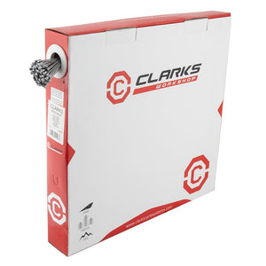 Clarks Cables and Housing Clarks Bulk Galvanized Gear Wire Front or rear 2275mm 1.1mm Galv Silver MTB/Road