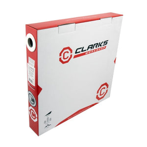 Clarks Cables and Housing Clarks Bulk Stainless Slick Brake Wire Front or rear 2000mm 1.6mm SS Silver 100/bx Road