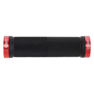 Clarks Grips Clarks Lock-On Grips Black/Red 130mm Dual Lock On