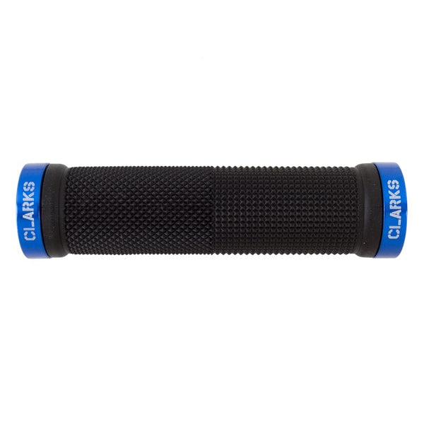 Clarks Grips Clarks Lock-On Grips Blue/Black 130mm Dual Lock On