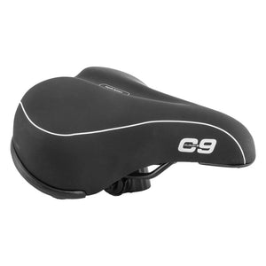 Cloud-9 Saddles Cloud-9 Comfort Ladies`  Steel Multi-Stage Foam Soft Touch Vinyl WR Elastomer Spring Black 10x8`