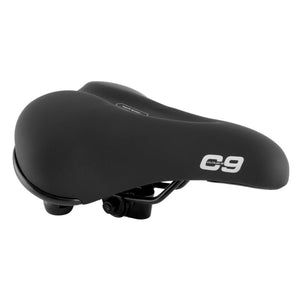 Cloud-9 Saddles Cloud-9 Comfort Men`s  Steel Multi-Stage Foam Soft Touch Vinyl WR Elastomer Spring Black 11x7.75`