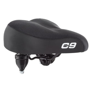 Cloud-9 Saddles Cloud-9 Cruiser Anatomic Cruiser Steel Multi-Stage Foam Lycra Coil Spring Black 10.5x10.5`