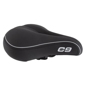 Cloud-9 Saddles Cloud-9 Cruiser Select Airflow ES Cruiser Steel Select Foam Soft Touch Vinyl Elastomer Spring Black 11.25x9`