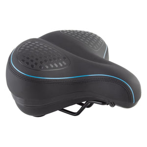 Cloud-9 Saddles Cloud-9 HideAway Cruiser Steel Foam Soft Touch Vinyl Coil Spring Black 265mmx250mm