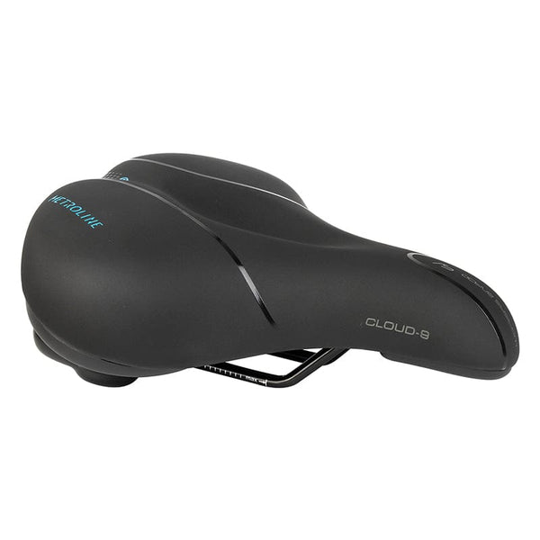 Cloud-9 Saddles Cloud-9 Metroline  Steel Memory Foam Elastomer Black 255mmx220mm