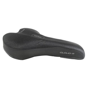 Cloud-9 Saddles Cloud-9 Sport Anatomic Mens  Steel Multi-Stage Foam Lycra None Black 10.75x6.25`