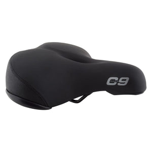 Cloud-9 Saddles Cloud-9 Support XL Air Flow Cruiser Steel Multi-Stage Foam Soft Touch Vinyl Elastomer Suspension Black 11x11.25`